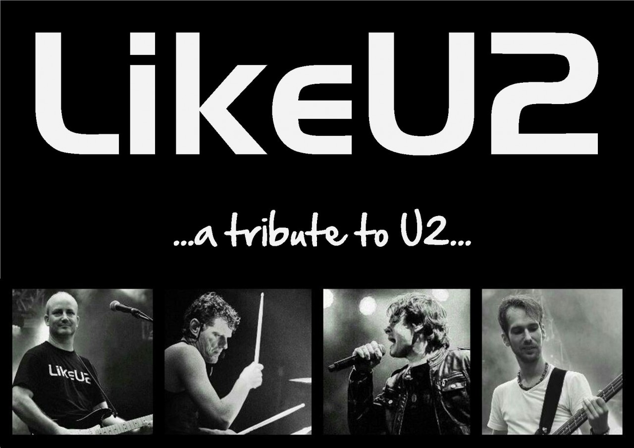 LikeU2 tribute band logo